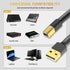 2.0 6.56ft 2m Tertullus HiFi Audiophile USB Cable USB Cable A to B High End Type A Male to Type B Male HiFi Data