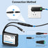 rapthor 12V 2600mAh Pack 12.6V 3A Rechargeable Li-ion Battery with Charger, Max DC Output Portable Battery for LED