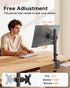 H&C(hcck&Cllassp) 13-27'' 31.5 Inch 17.6lbs 75x75-100x100mm Monitor Arm Desk Mount for Monitors, Single Extra Tall