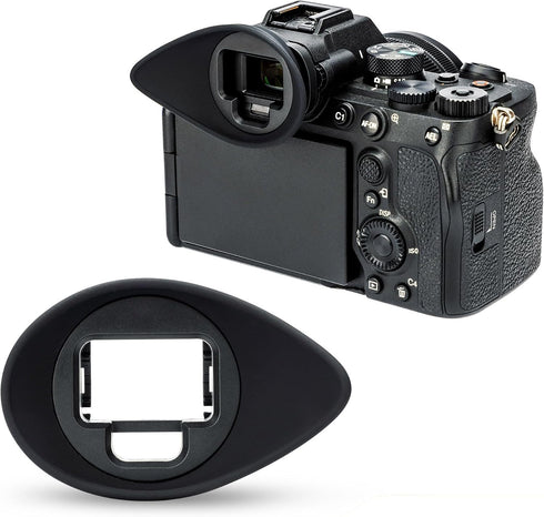 2 Pack FDA-EP21L A7IV A7RV Soft Silicone Camera Eyepiece Eyecup + Eyecup Eyepiece, Camera Viewfinder Eyeshade