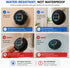 Luzsco IPX4 Bluetooth Shower Speaker with LED Portable Wireless Mini Speaker with Mic & Suction Cup, Water Resistant