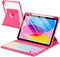 EAMPANG Case with Keyboard for iPad A16 11th 10th Generation 11/10.9 inch,Rainbow Backlit