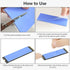 UCEC 30PCS Silicone Thermal Pads, Reusable GPU Thermal Pads for Heat Conduction, 0.5/1.5/1mm, Blue
