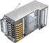 Shielded RJ45 Cat6/Cat6a Connectors - Gold Plated Pass Through 23AWG Modular Plugs (60 PCS)