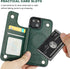 OT ONETOP 13 6.1 Inch ONETOP Compatible with Magsafe for iPhone Wallet Case with Card Holder, PU Leather Kickstand RFID