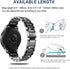 Bands Compatible with Samsung Galaxy Watch 46mm/Gear S3 Frontier/Classic, 22mm Bling Rhinestone Metal Strap