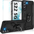 Vaki Samsung Galaxy S22 5G Case with Built-in Screen Protector, Military Grade Rugged Cover with Kickstand