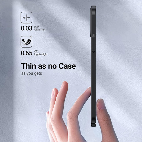 TORRAS Slim Fit Case for iPhone 12 Pro Max, Ultra-Thin Hard Plastic Cover with Non-Slip Grip