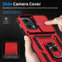 Motorola Moto G 5G 2024 Case (Red) - Military Grade 16ft Drop Tested with HD Screen Protector & Slide Camera Cover