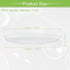 ACROPIX 7 Inch Universal Speaker Grills Mesh for Audio Subwoofer, White - Pack of 4, 183x193x11mm