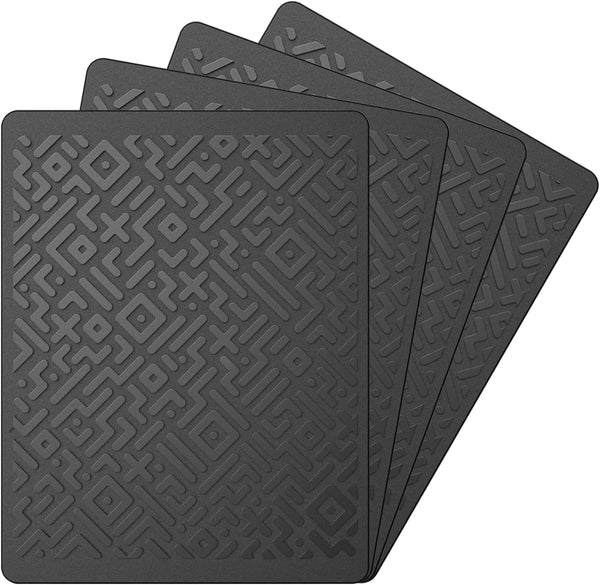 Car Anti Slip Dashboard Pad Magic Sticky Gel Pad (4 Pack) - Multifunctional Non-Slip Mounting Pad, 7.1 x 5.5 inch Cell
