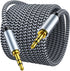 Aux Cord 4ft, 3.5mm Audio Cable, Nylon Braided Male to Male AUX Cable for Car, Headphones, Home Stereos