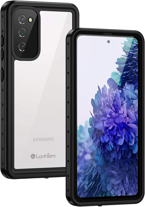 Lanhiem IP68 Waterproof Dustproof Case for Samsung Galaxy S20 FE - Heavy Duty with Built-in Screen Protector