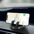 Hovom 360 Bling Car Phone Holder, Rhinestone Cell Phone Holder for Cars Dashboard, Adjustable Auto Dash Board Cellphone