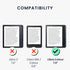 kwmobile Lavender e-Reader Cover for Kobo Libra - Synthetic Leather Case with Strap