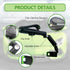 Pleoos 360 Sun Visor Car Phone Holder, Rearview Phone Holder for Car Sun Visor, Retractable Car Phone Mount Compatible