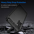 Shockproof Carbon Fiber Jacket Case for Samsung Galaxy A15 5G, Scratch Resistant Soft TPU, for Galaxy A15 4G (Black)