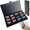 12 Slots Micro SD Card Holder, Ultrathin Mini Aluminum Waterproof Case for Micro SD/Micro SDHC/TF Cards, Rustproof