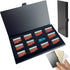 12 Slots Micro SD Card Holder, Ultrathin Mini Aluminum Waterproof Case for Micro SD/Micro SDHC/TF Cards, Rustproof