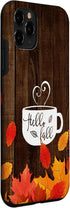Hello Fall Coffee Mug | Autumn Leaves Happy Fall Feeling for iPhone 11 Pro