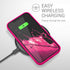 kwmobile Soft Slim Case for Apple iPhone 12 Pro Max - Protective TPU Silicone Cover - Neon Pink
