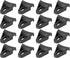 X AUTOHAUX 16pcs Black Car Subwoofer Grill Clips, Clamps for 4" 6" 8" 10" 12" 15" Speakers