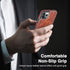 LOHASIC Compatible with iPhone 12 Pro Max Case - Slim Luxury PU Leather Non-Slip Grip Rugged Bumper Shockproof Cover
