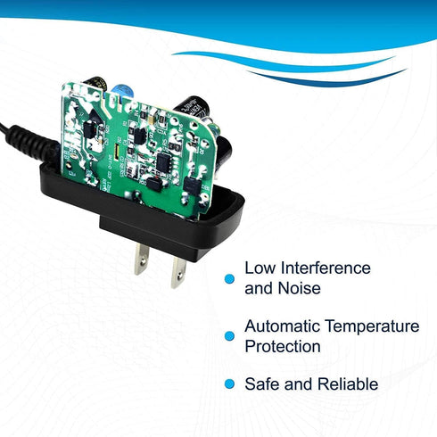 HQRP 7.5V AC Adapter Compatible with Casiotone AD-1 AD-1U SA-25 SA-5 SA-38 SA-39 SA-75 Power Supply.