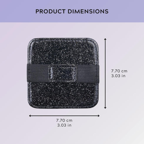 Eco-Fused 6X Glitter Floral Microfiber Screen Cleaning Pads, Wipes for Electronics, Glasses, Tablets, Laptops
