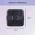 Eco-Fused 6X Glitter Floral Microfiber Screen Cleaning Pads, Wipes for Electronics, Glasses, Tablets, Laptops