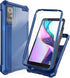 Ailiber TCL ION X Phone Case, Dual Layer Structure with Screen Protector, Heavy Duty Rugged Cover for TCL ION V-Blue