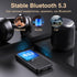 Aiandcc Mp3 5.3 Mp3 32GB Player with Bluetooth HiFi Sound, Player with FM Radio, Mini Music Player for Kids Adults