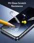 3 Pack 16 ESR for iPhone Pro Max Privacy Screen Protector, Anti-spy Tempered-Glass Privacy Screen Protector with Easy