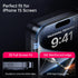 X-it 2-Pack Privacy Screen Protector for iPhone 15 (6.1"), 9H+ Tempered Glass, Military Grade Protection