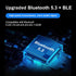 Techkey 5.3 11/10/8.1 Bluetooth Adapter for Desktop PC, Plug & Play USB Mini EDR Dongle Receiver & Transmitter