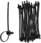 100PCS Fir Tree Nylon Push Mount Cable Zip Ties, Heavy Duty Wire Ties, 2 in 1 Self Locking UV Resistant Assortment