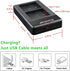 Kastar 4-Pack Battery and LKD2 USB Charger, Compatible with Sony NP-F330 NP-F550 NP-F570 NP-F770 NP-F960