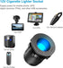 Tent Type Panel 12V USB Outlet Lighted Cigarette Lighter Socket, PD3.0 & QC3.0 Car USB Port Charger with LED Voltmeter
