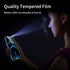 ImpactStrong Shatterproof Tempered Glass Screen Protector for iPhone 12 Mini, 3-Pack, Easy Installation Frame