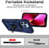 Hitaoyou iPhone 13 Pro Case with Camera Cover & Kickstand, Military Grade Shockproof Heavy Duty with Magnetic Holder