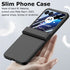 Shop Motorola Razr+ 2023 Case - Slim Hard PC Cover with Integrated Glass Screen Protector & Hinge Protection - Black.