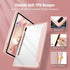 Fintie Hybrid Slim Case for Samsung Galaxy Tab S8/Tab S7 11 Inch (SM-X700/X706/T870/T875/T878) with S Pen Holder, Rose