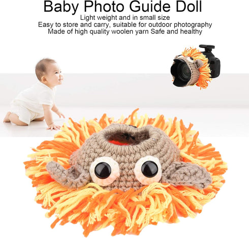 Agatige Shutter Huggers, Hand Knitted Camera Lens Decorative Ring Camera Prop Handmade Knitted Lens Accessories