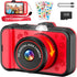 Kids Camera with 3.5 Inch Screen, One Button Operation, Digital Snaps, Magnification Shot Mode, Selfie Toy Camera for
