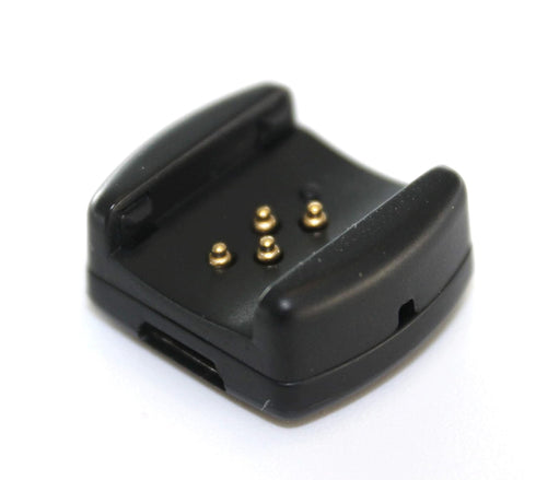 Zotech Charge Clip for Jaybird X3/X4 - Black with 6" Braided Micro USB Cable Replacement.