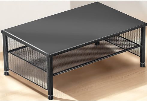 ECOLOVI 2-Tier Computer Monitor Stand Riser, Desk Organizer for Monitor, Printer &