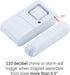 GE Personal Security Window and Door Alarm, 4 Pack, DIY Protection, Wireless Chime/Alarm, White