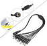 Fancy Buying 12V 5A 100V-240V 8-Way Security Camera Power Adapter AC to DC Power Splitter Cable FCC Certified LED Power