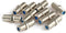 Pasow F81 High Frequency 3GHz Female to Female F-Type Barrel Connectors Couplers (10 pcs, Silver)