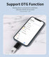 Iphone OTG Adapter Camera Card Reader Lightning to USB Flash Drive Keyboard Mouse MIDI Hub Dongle Compatible with Apple 11 12 13 Pro Max Mini XR X XS 7 SE 8 Plus Ipad Air Piano Data Sync Converter